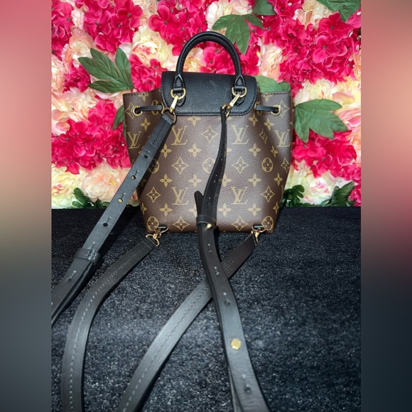 LOUIS VUITTON Monogram BB Montsouris NM Backpack in Black. - Picture 8 of 12